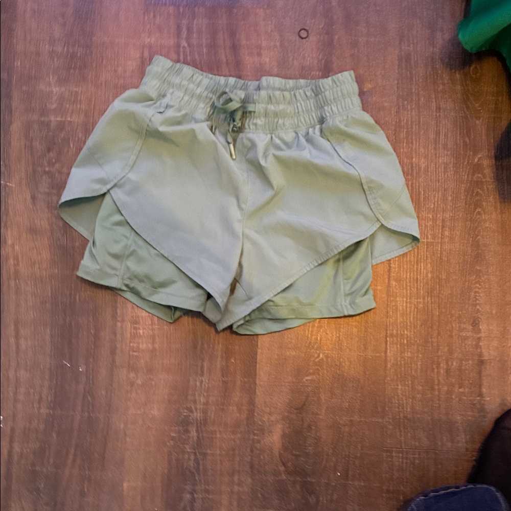 Olive Green Women's Shorts